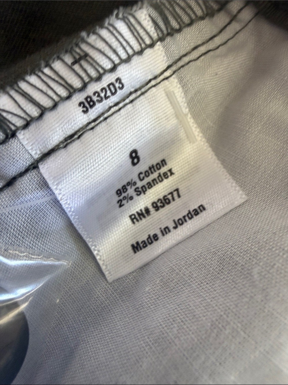 ANA ladies midrise short 7 inch seam NWT size 8 - Picture 6 of 8